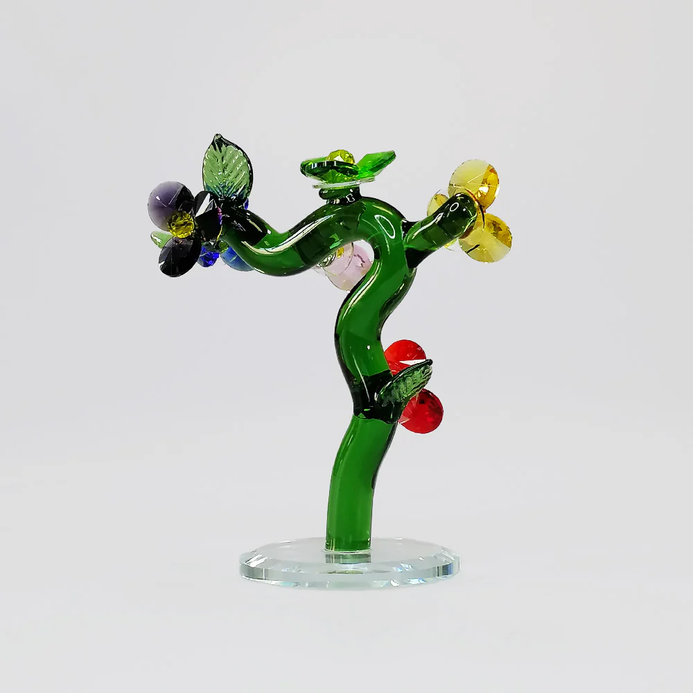 Glass Flower Tree - 11.5cm - Image 3
