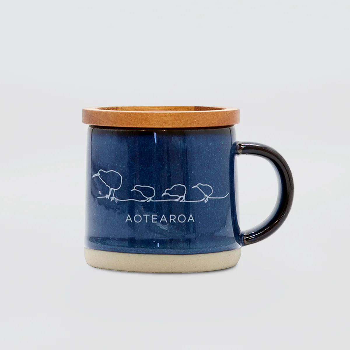 Glazed Espresso Mugs 'Kiwis' - Image 4