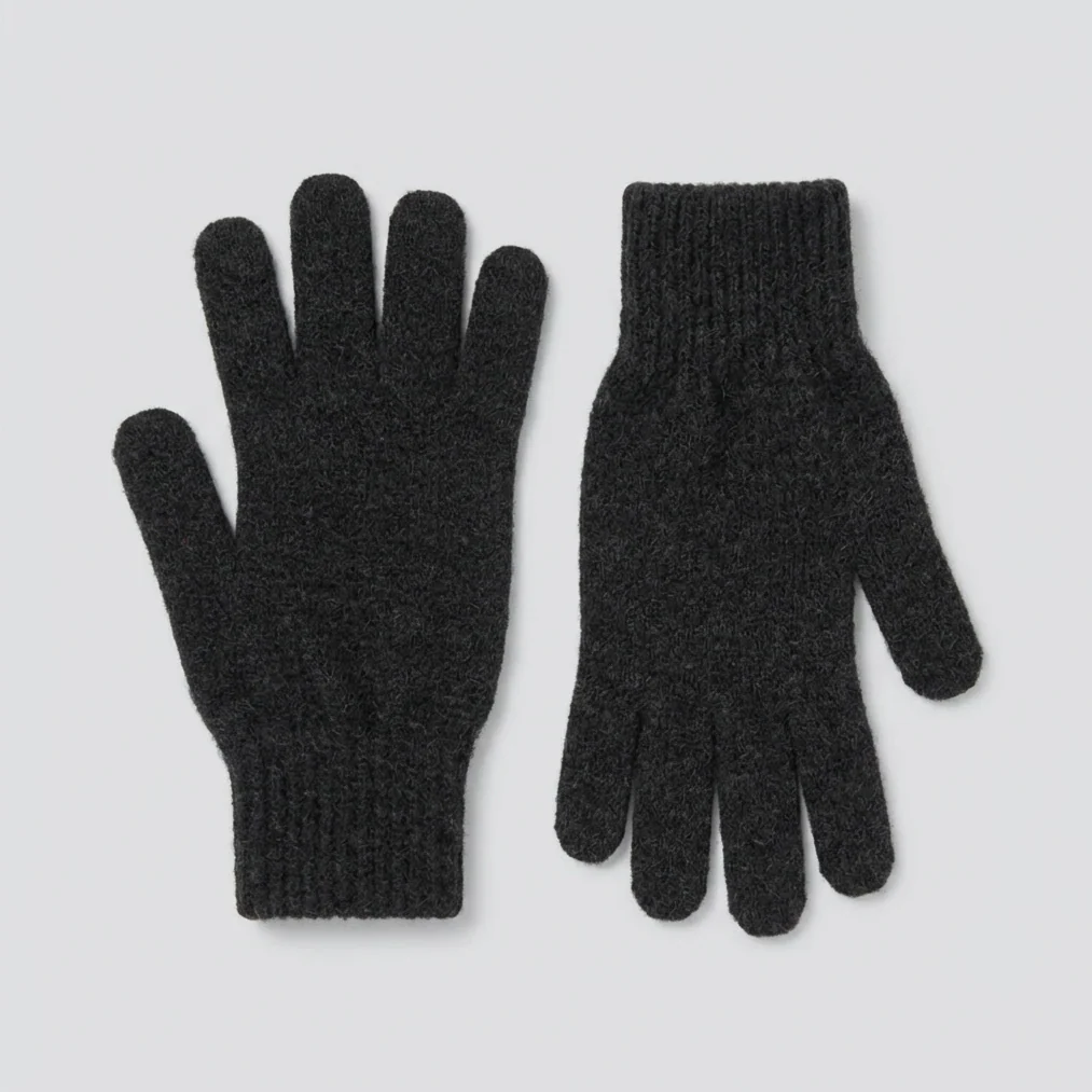 Possum Merino Gloves - Black