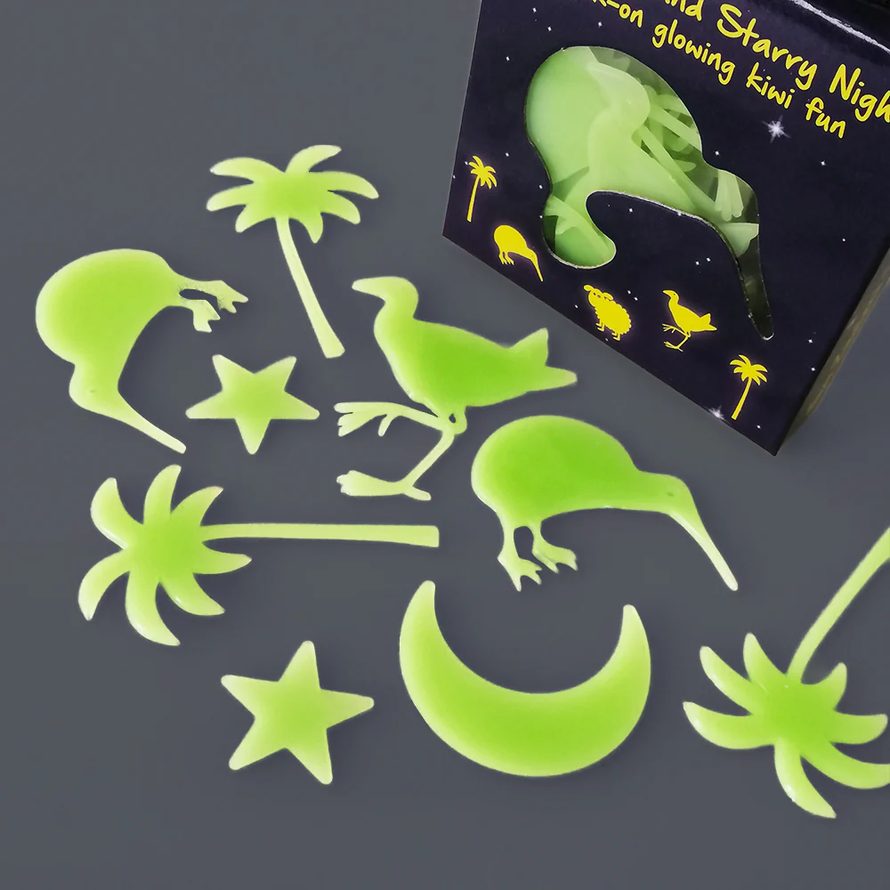 Glow In The Dark 'Kiwiana Stickers' - Image 2