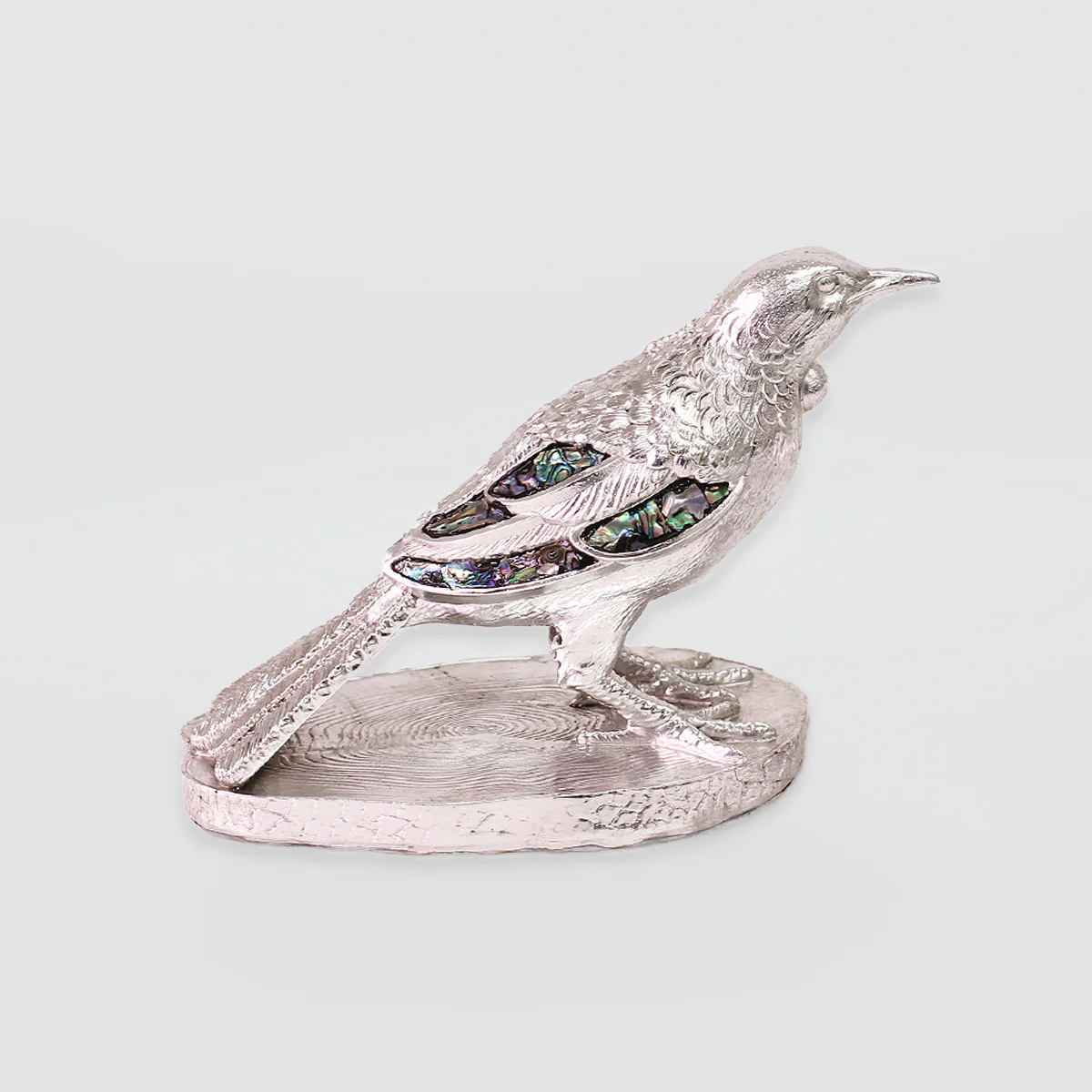 Gold & SIlver Style Tuis With Paua - Image 3