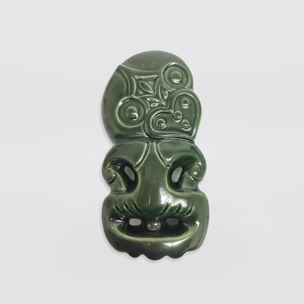 Green Ceramic Tikis