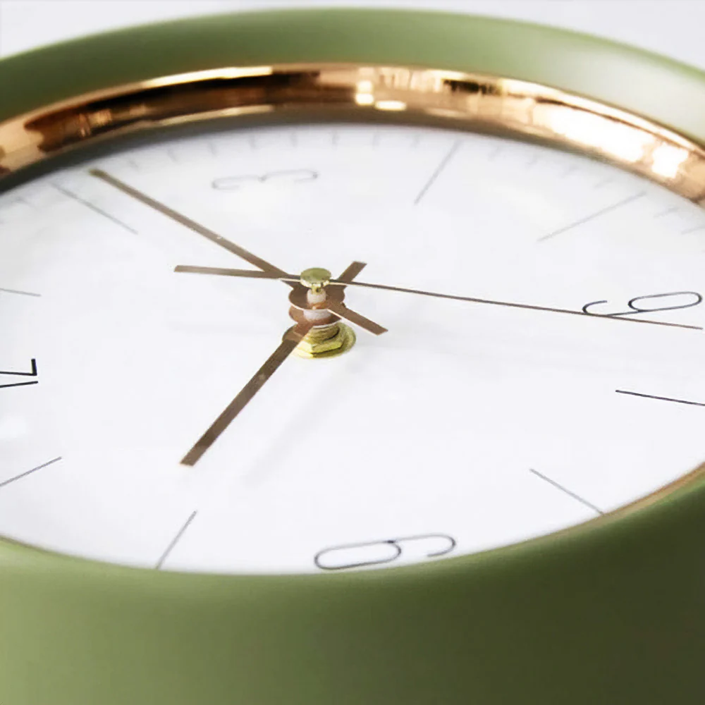 Green Clock W/ Rose Gold Ring - 20cm - Image 2