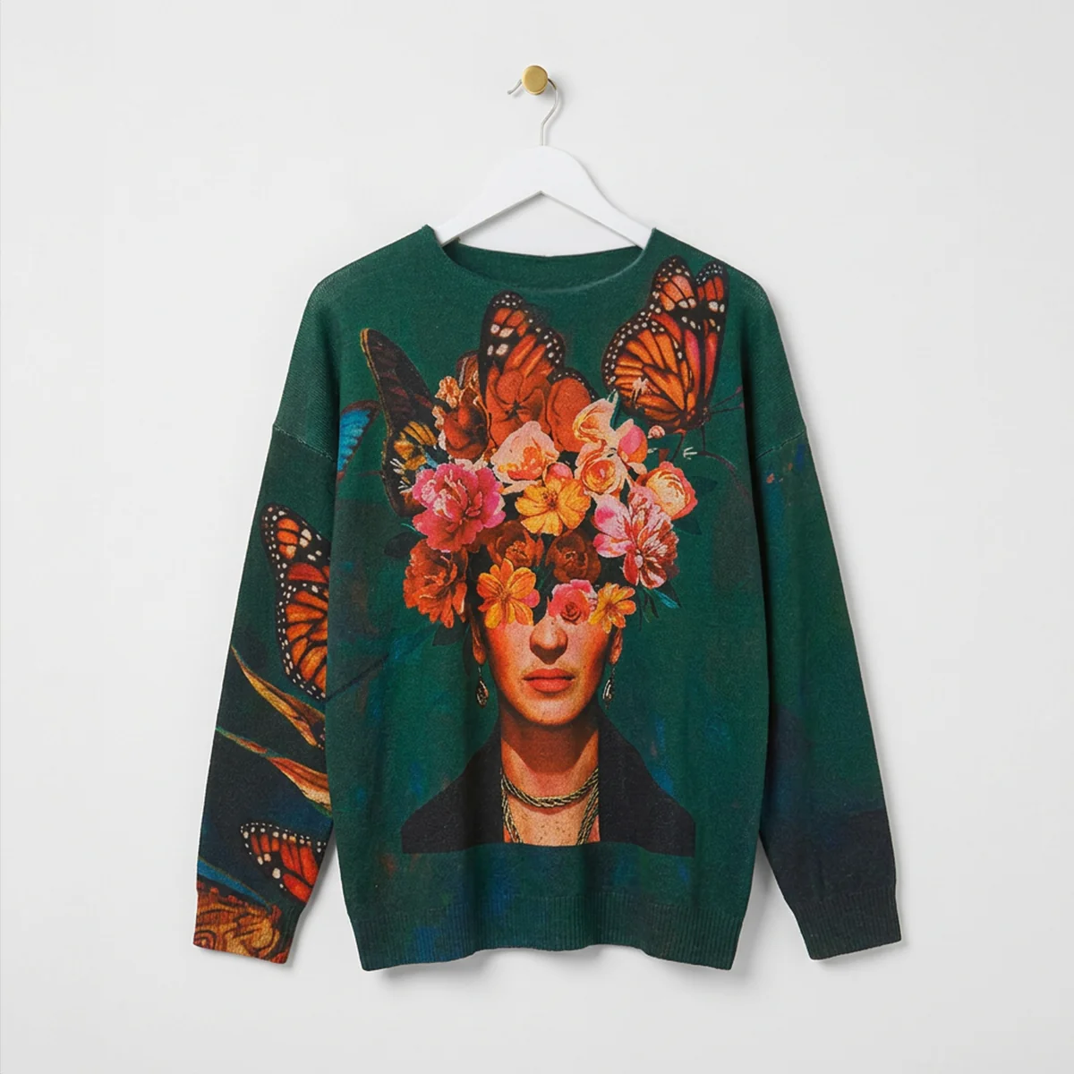 Green Knitted Top - 'Frida'