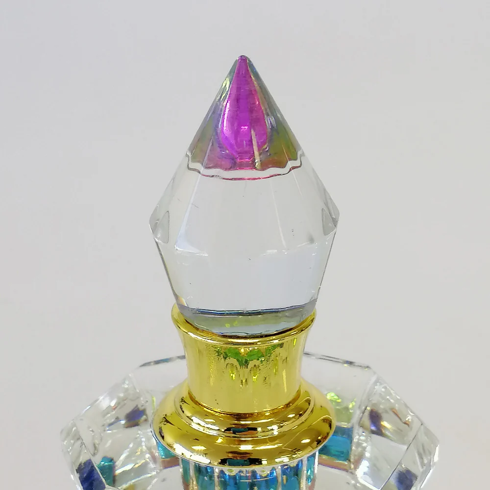 Green Pointed Top Perfume Bottle - 3ml - Image 3