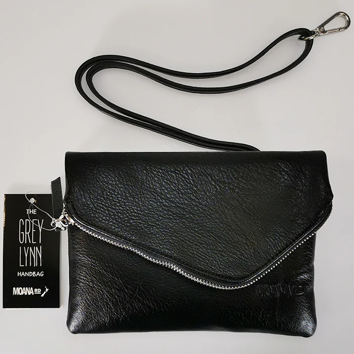 Moana RD - 'Grey Lynn' Clutch Bag - Grey - Image 3