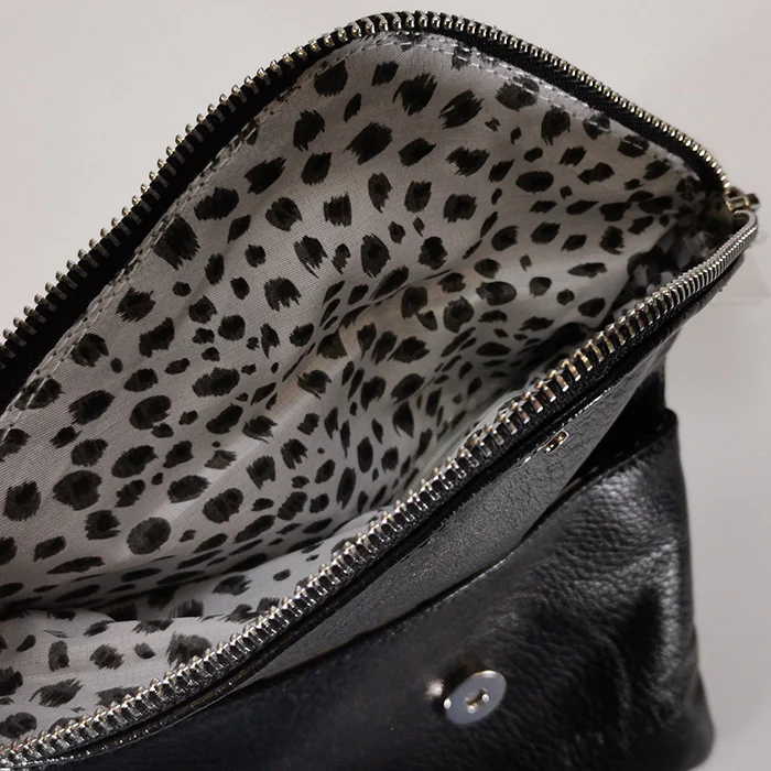 Moana RD - 'Grey Lynn' Clutch Bag - Grey - Image 4