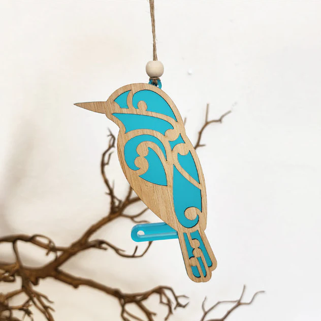 Hanging Birds - 'Koru Kingfisher' - Image 2