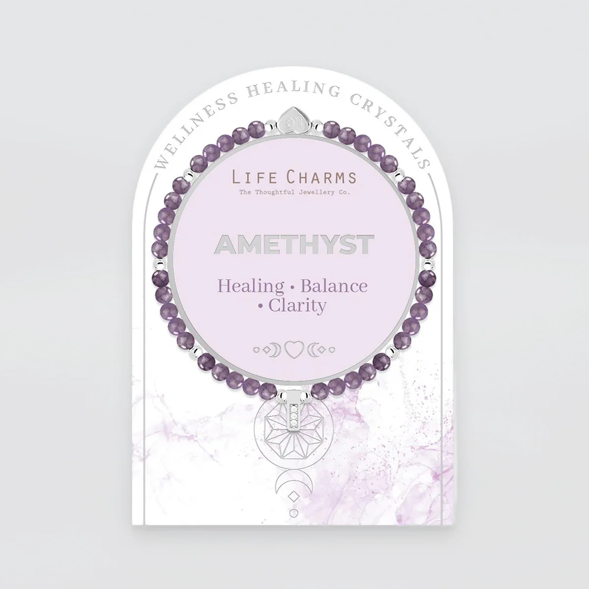Healing Stone Bracelet - Amethyst - Image 2