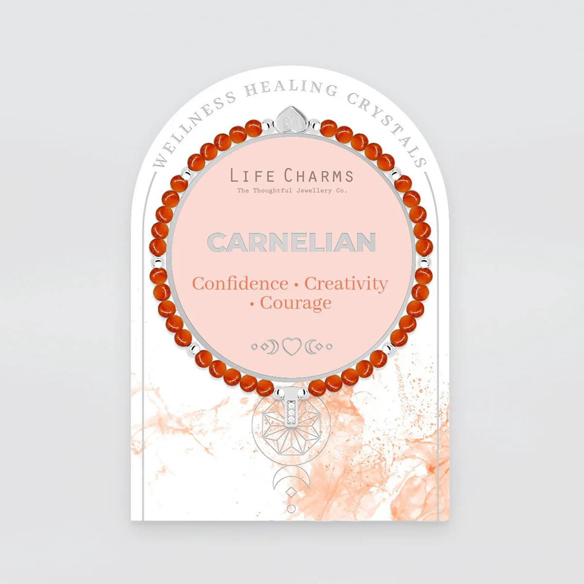 Healing Stone Bracelet - Carnelian - Image 2