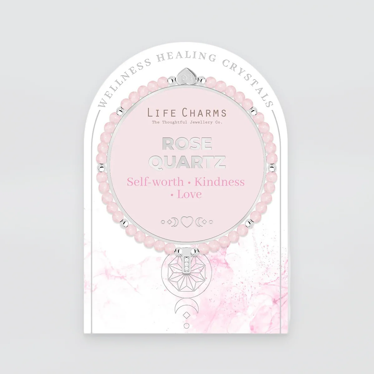 Healing Stone Bracelet - Rose Quartz - Image 2
