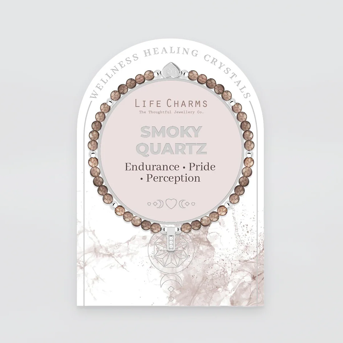 Healing Stone Bracelet - Smokey Quartz - Image 2