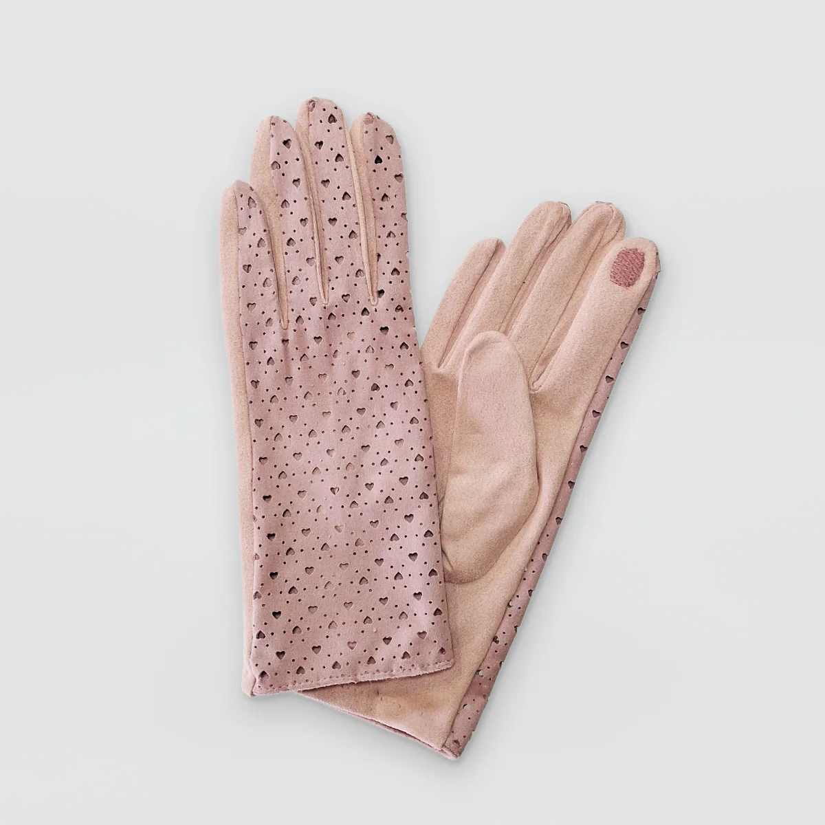 Heart Cutwork Gloves