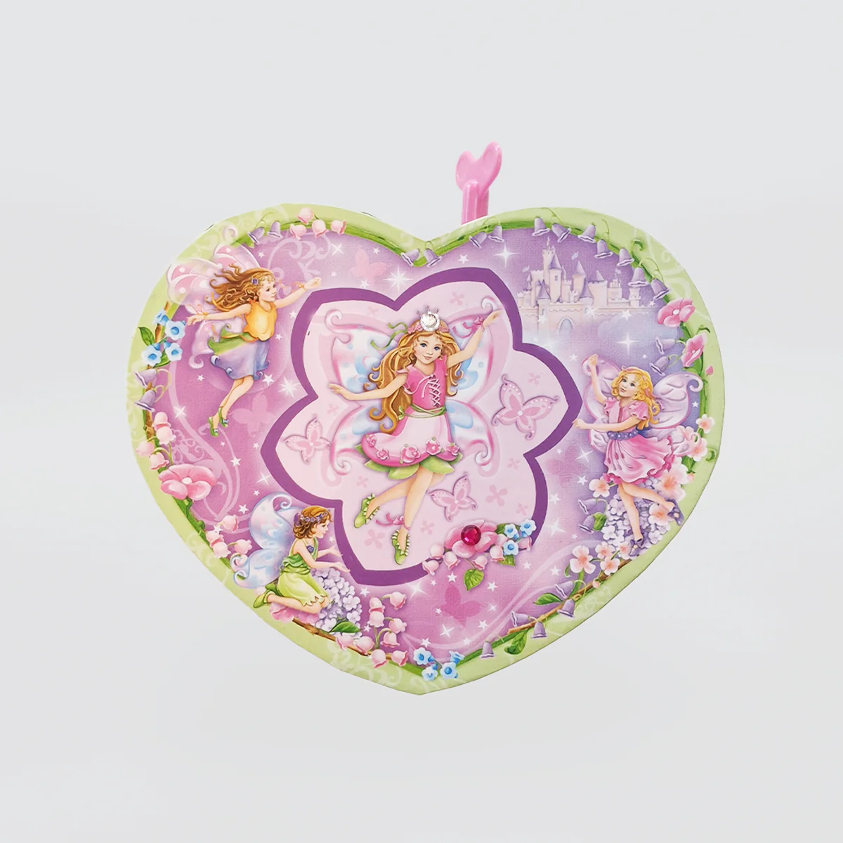 Heart Music Box - 'Fairy & Green Trim' - Image 3
