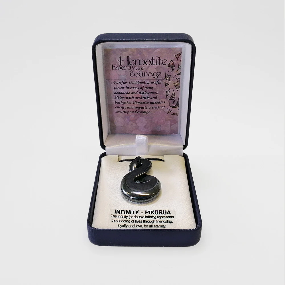 Hematite 'Infinity' Necklace - Image 3