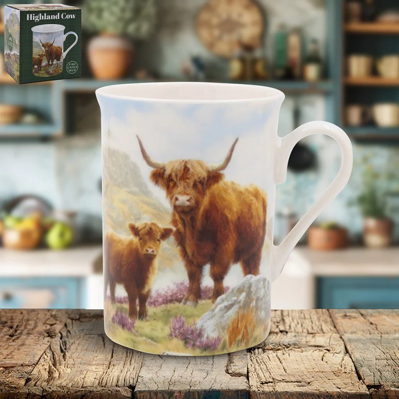 Highland Cow Mug - 11cm - Image 2
