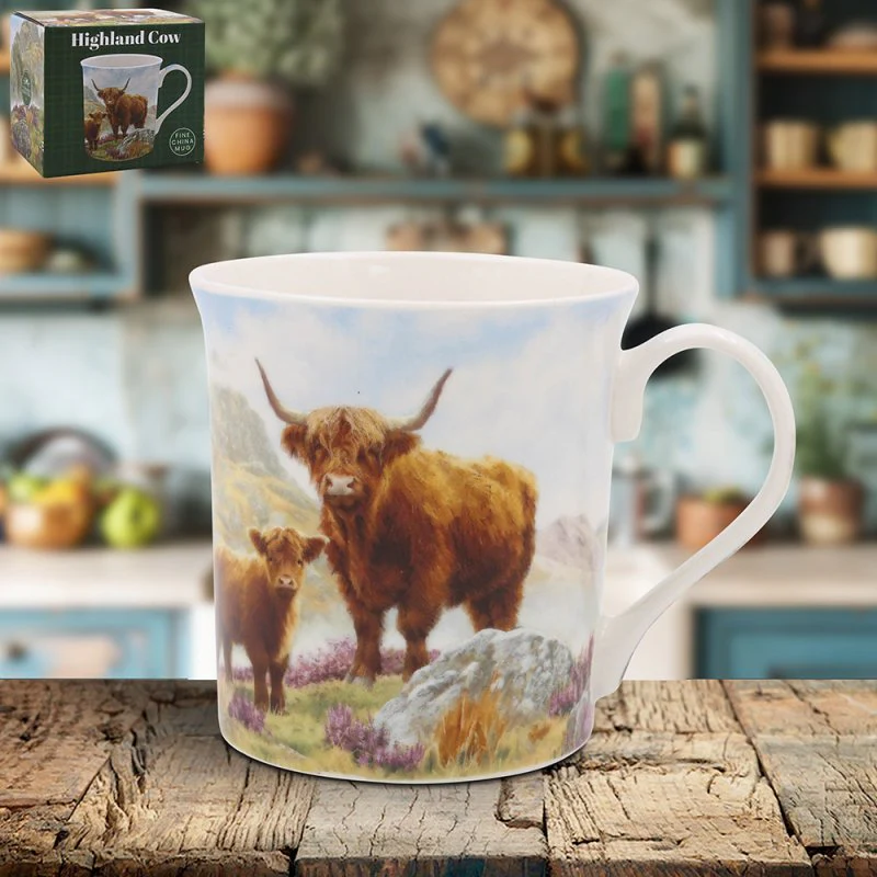 Highland Cow Mug - 13cm - Image 2