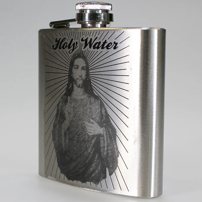 Holy Water' Hip Flask - Image 2