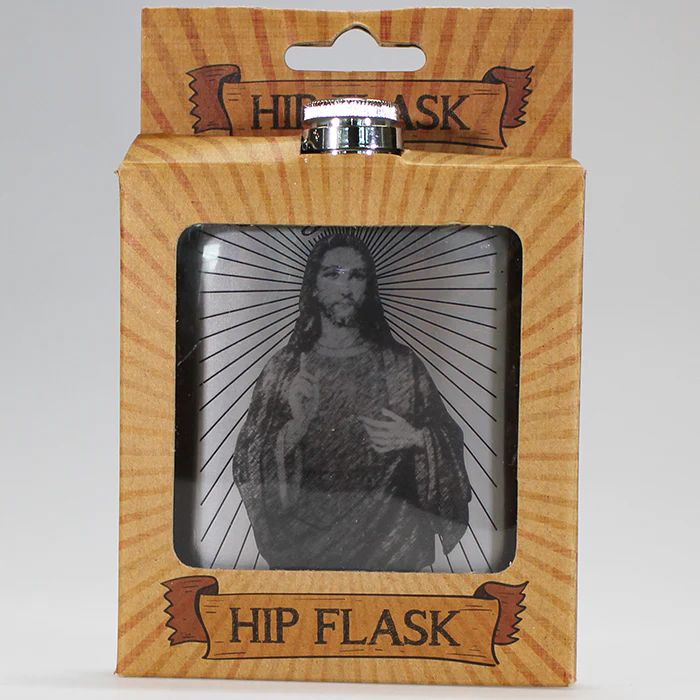 Holy Water' Hip Flask - Image 4