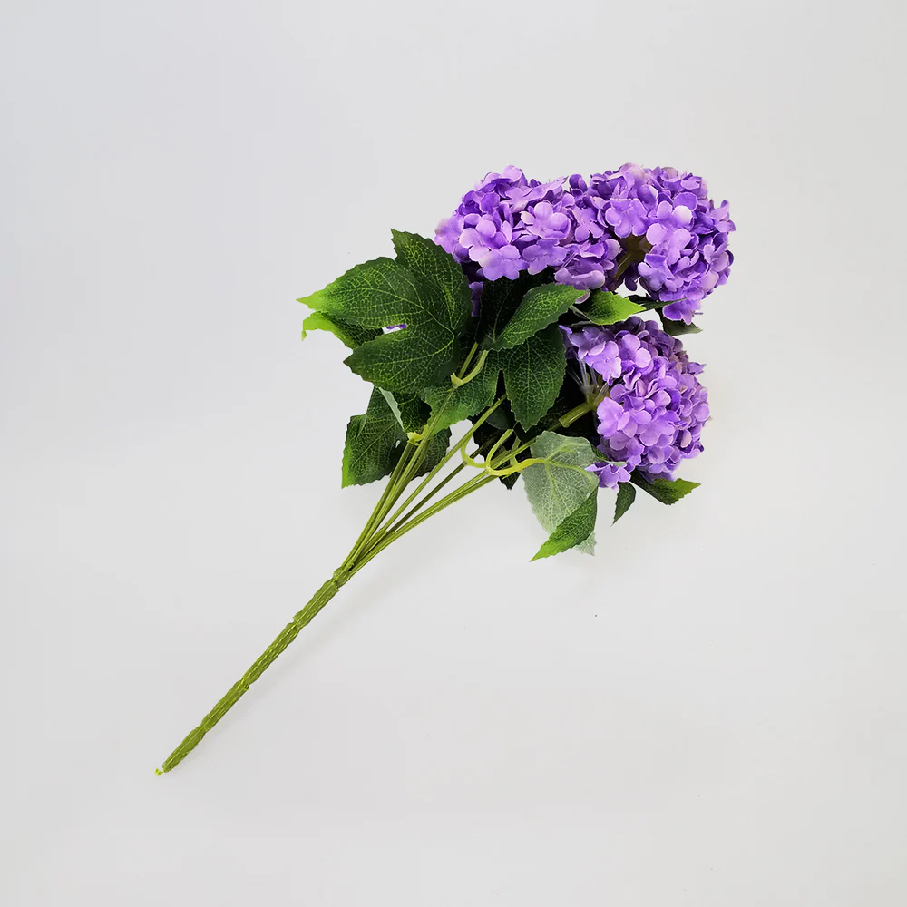 Hydrangea Purple - 30cm - Image 2