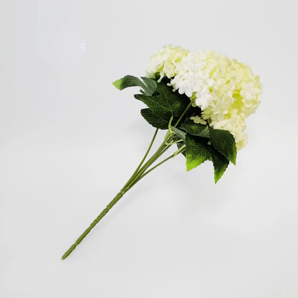 Hydrangea White - 28cm - Image 2