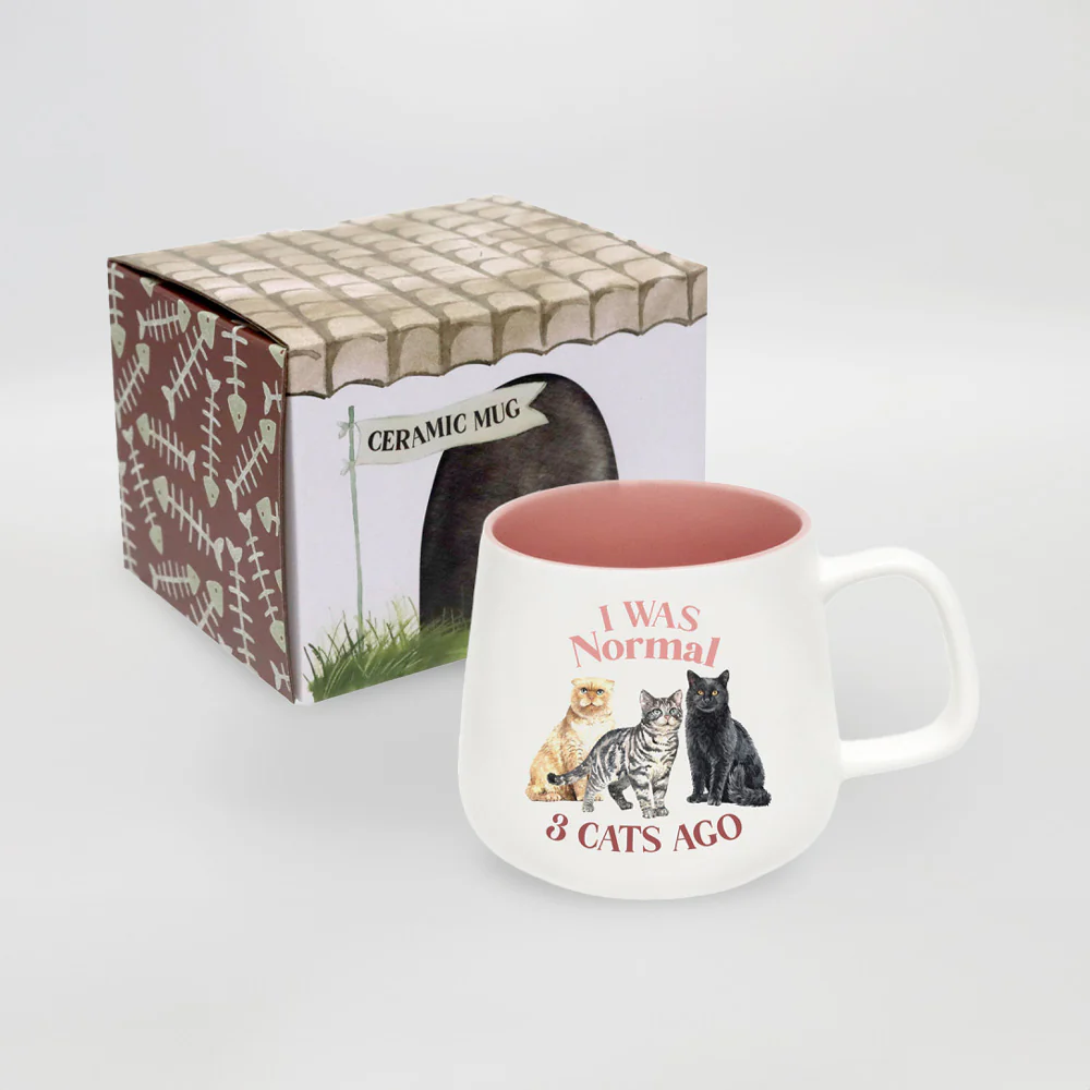 I Was Normal 3 Cats Ago' Mug - Image 2