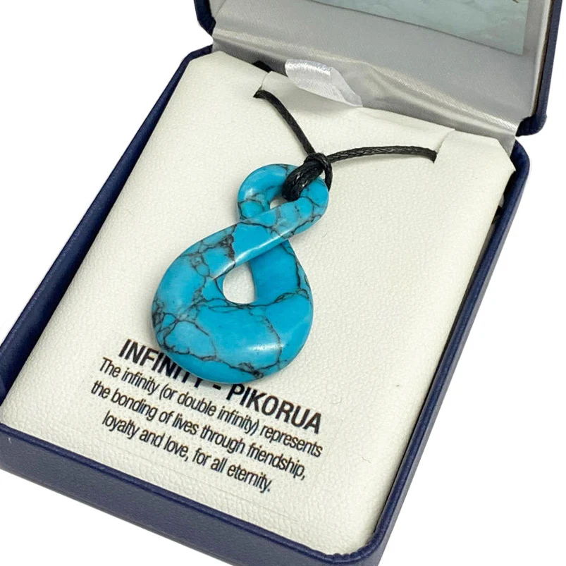 Turquoise Necklace - 'Pikorua' - Image 2