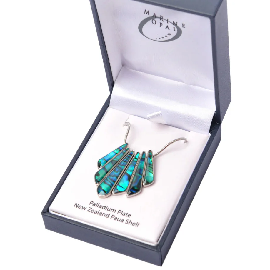 Jade Necklace - '5 Rod Snake Chain' - Image 2