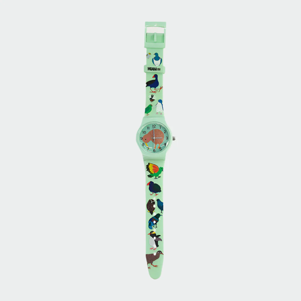 Kids Watch - Green Kiwiana