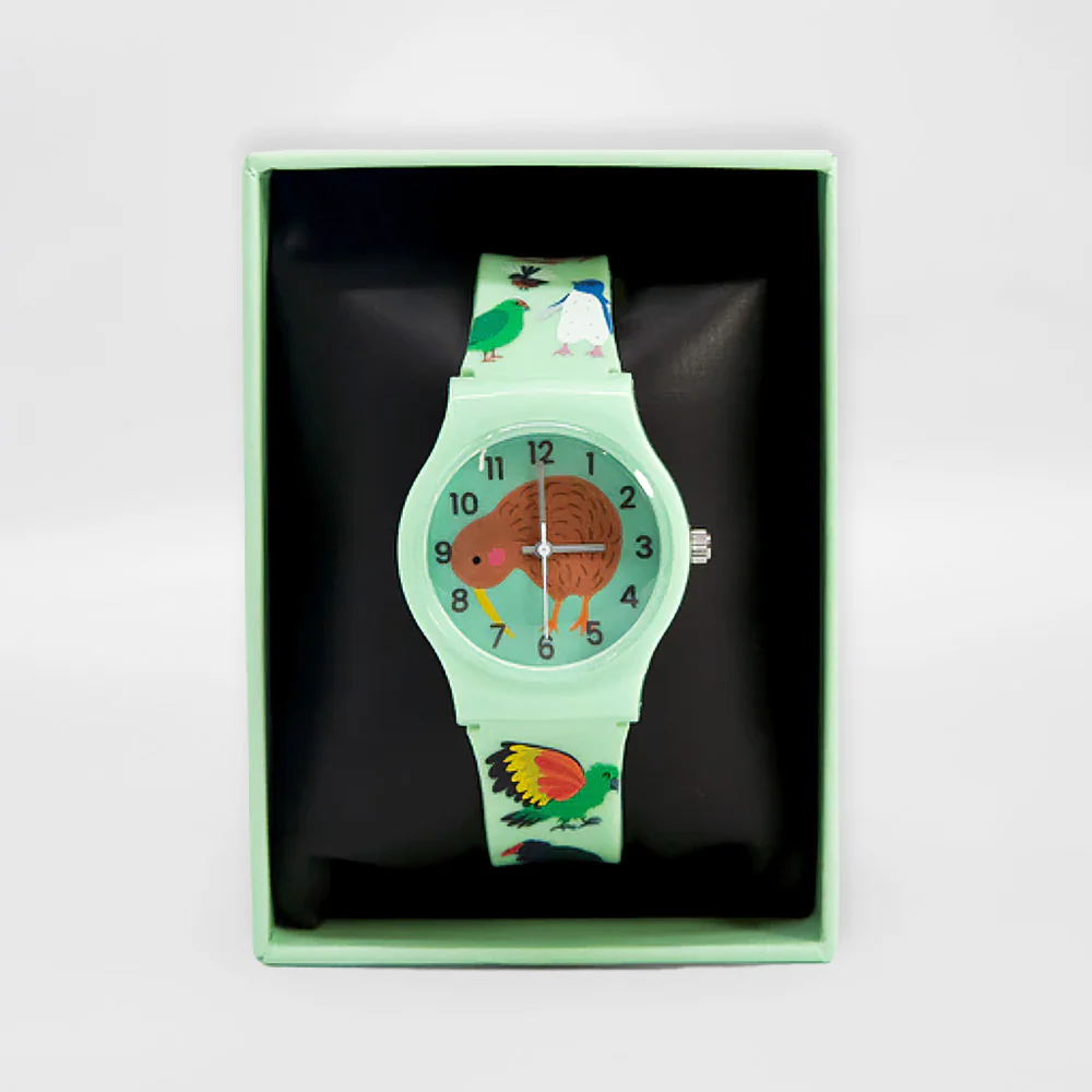 Kids Watch - Green Kiwiana - Image 2