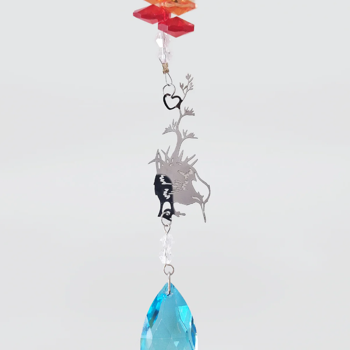 Kiwi & Crystal Suncatcher - Image 2