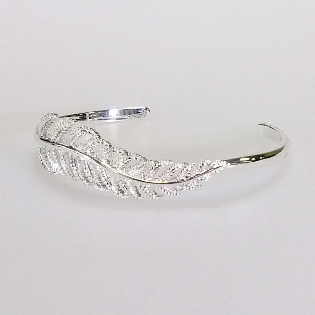 Kiwicraft - Adjustable Silver Fern Bangle