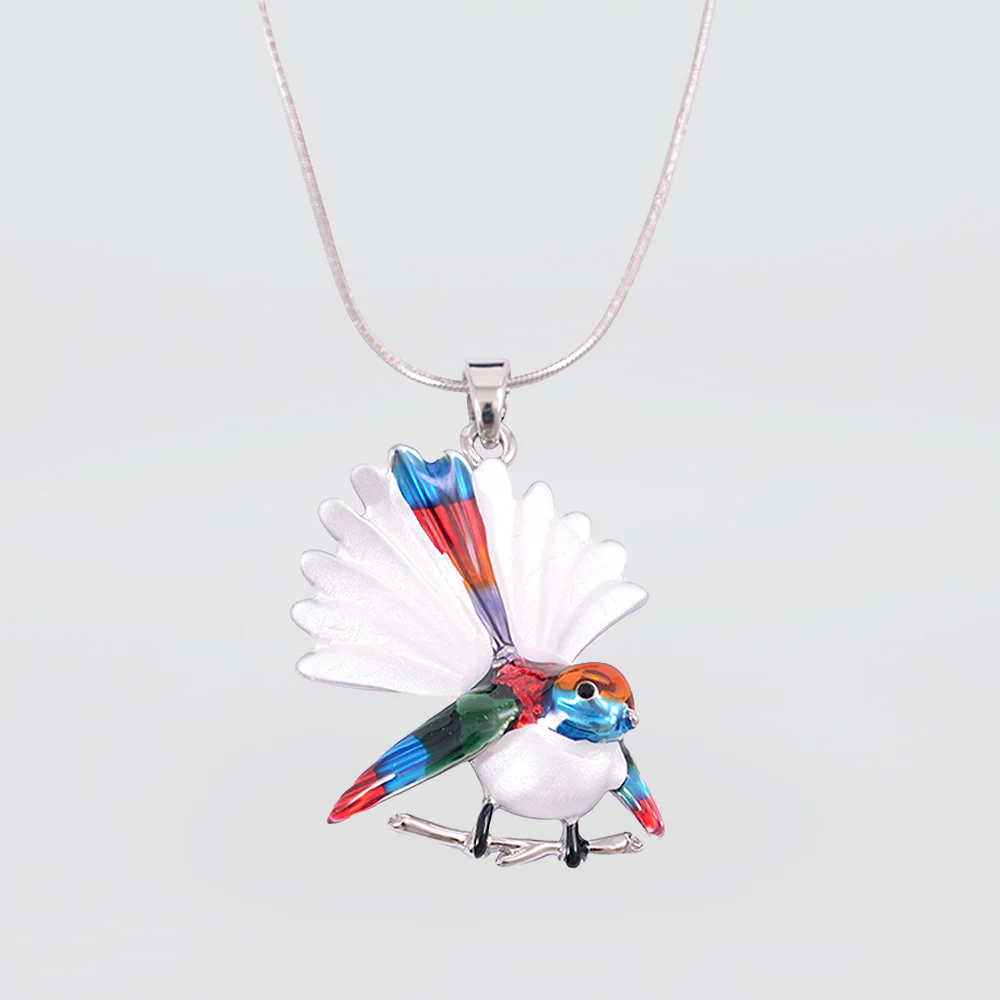 Kiwicraft - Iridescent Fantail Necklace