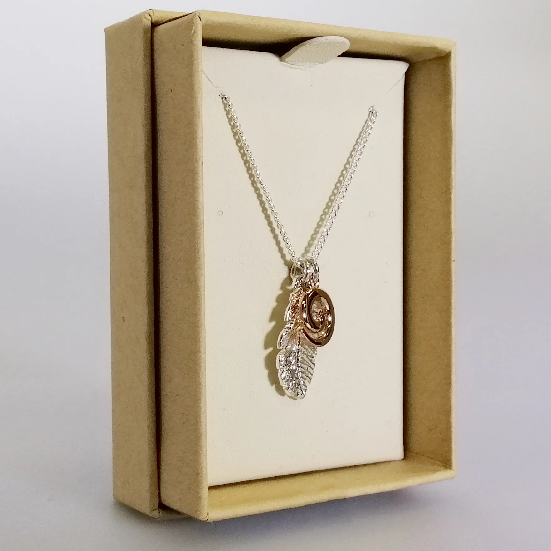 Kiwicraft - Koru & Feather Necklace - Image 2