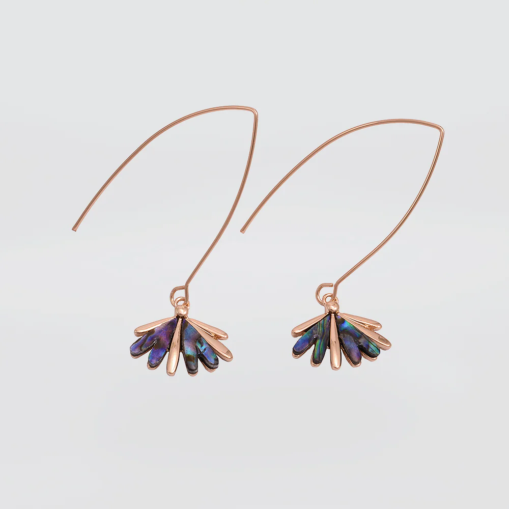 Kiwicraft - Paua Fantail Earrings