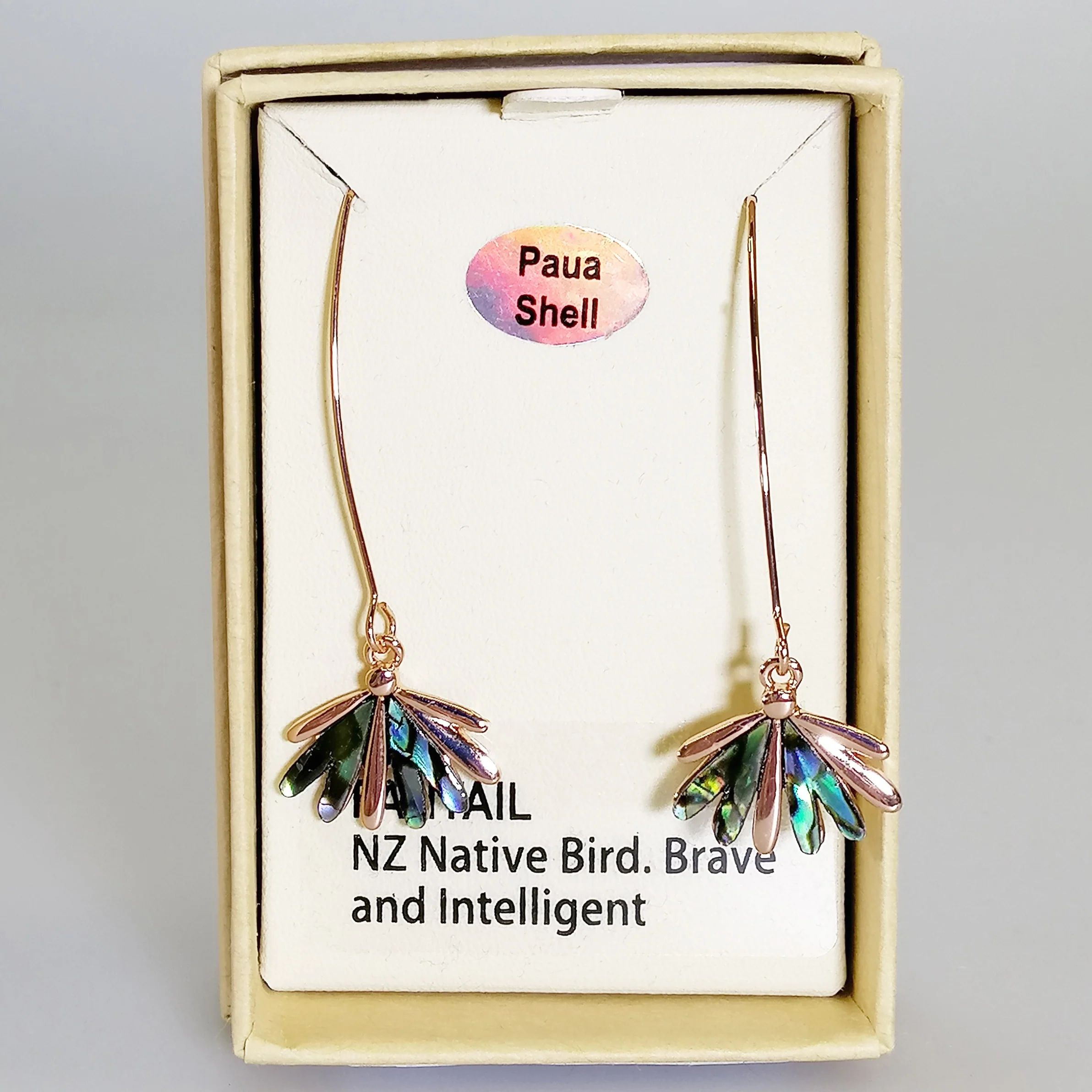 Kiwicraft - Paua Fantail Earrings - Image 3