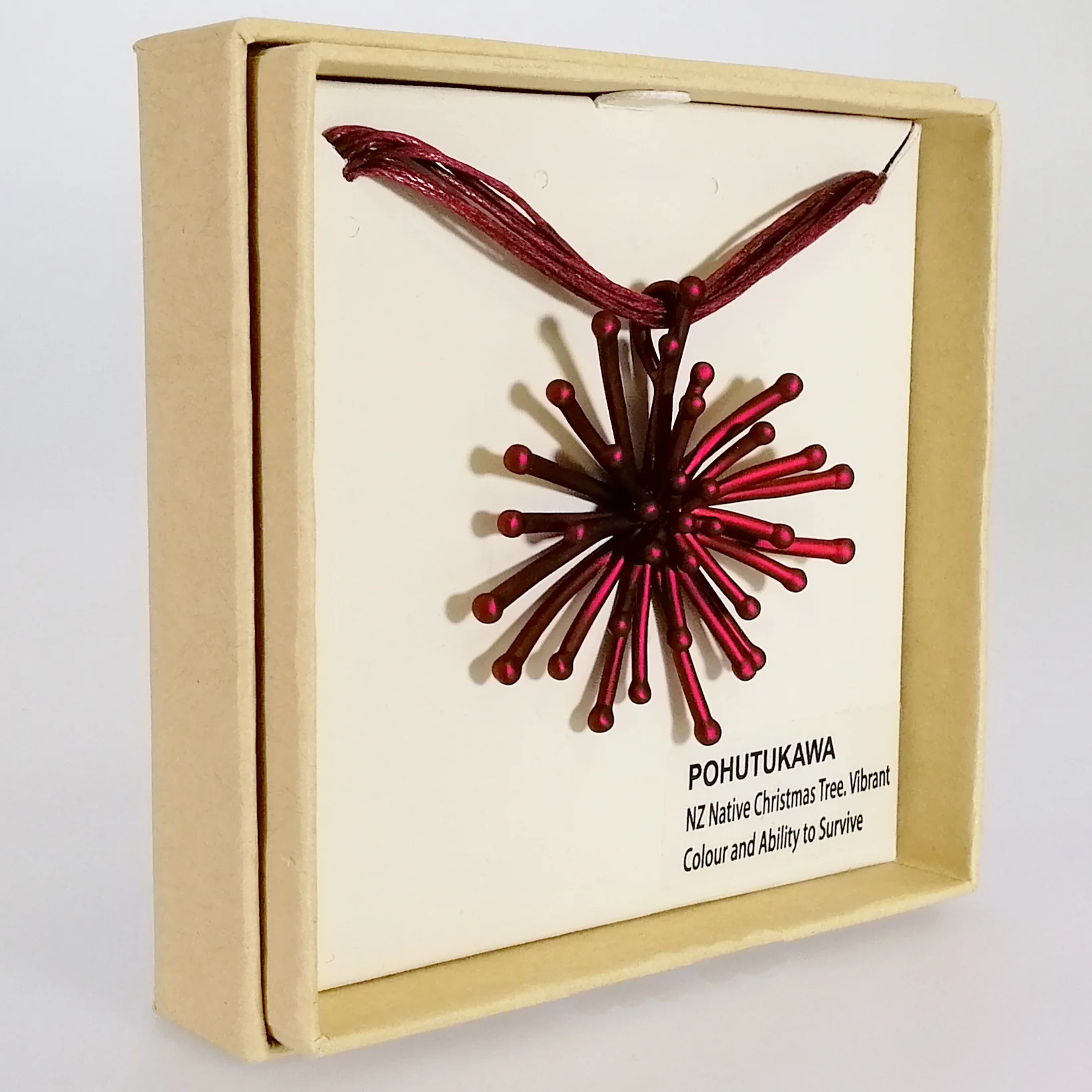 Kiwicraft - Red Pohutukawa Necklace - Image 2