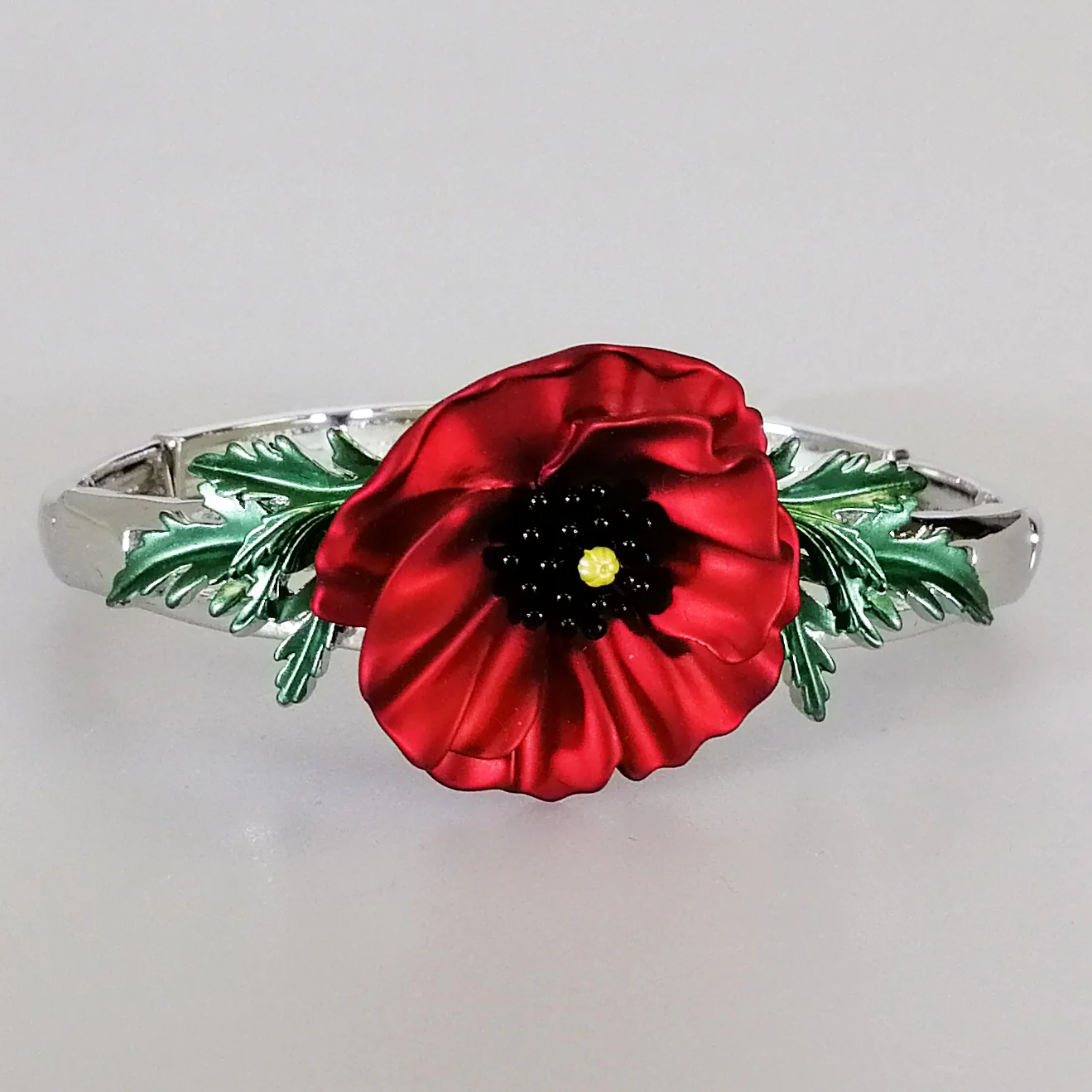 Kiwicraft - Poppy & Leaves Bracelet