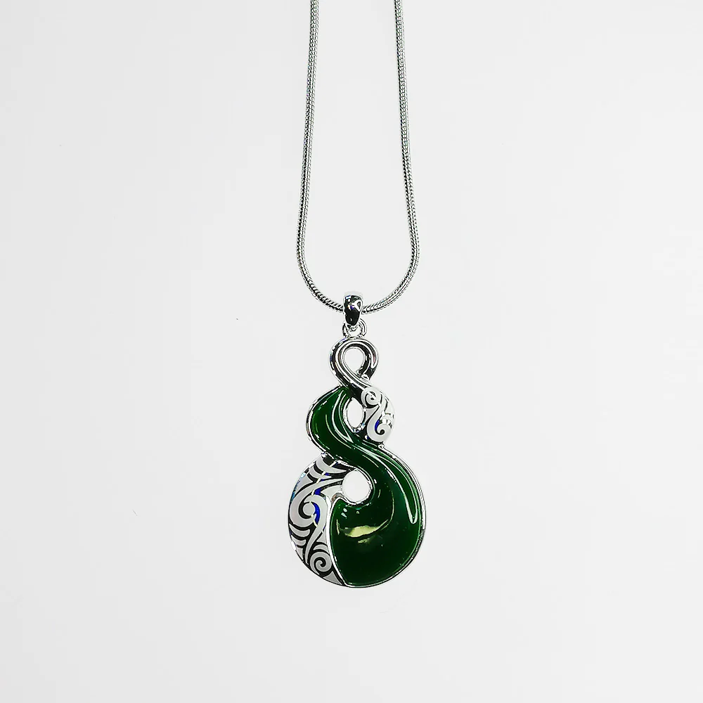Kiwicraft 'Resin Twist' Earrings & Necklace Set - Image 2