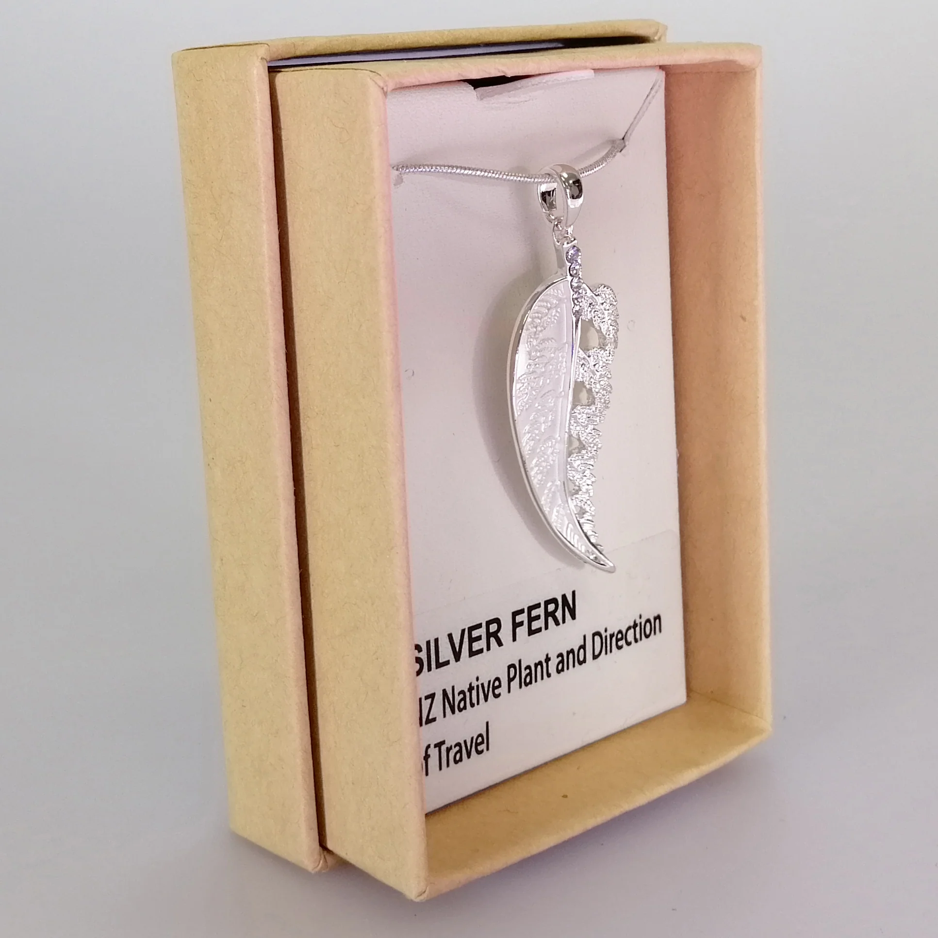 Kiwicraft - Silver-Look Fern Necklace - Image 2