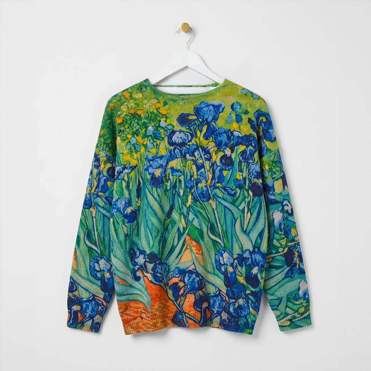 Knitted Top - 'Irises'