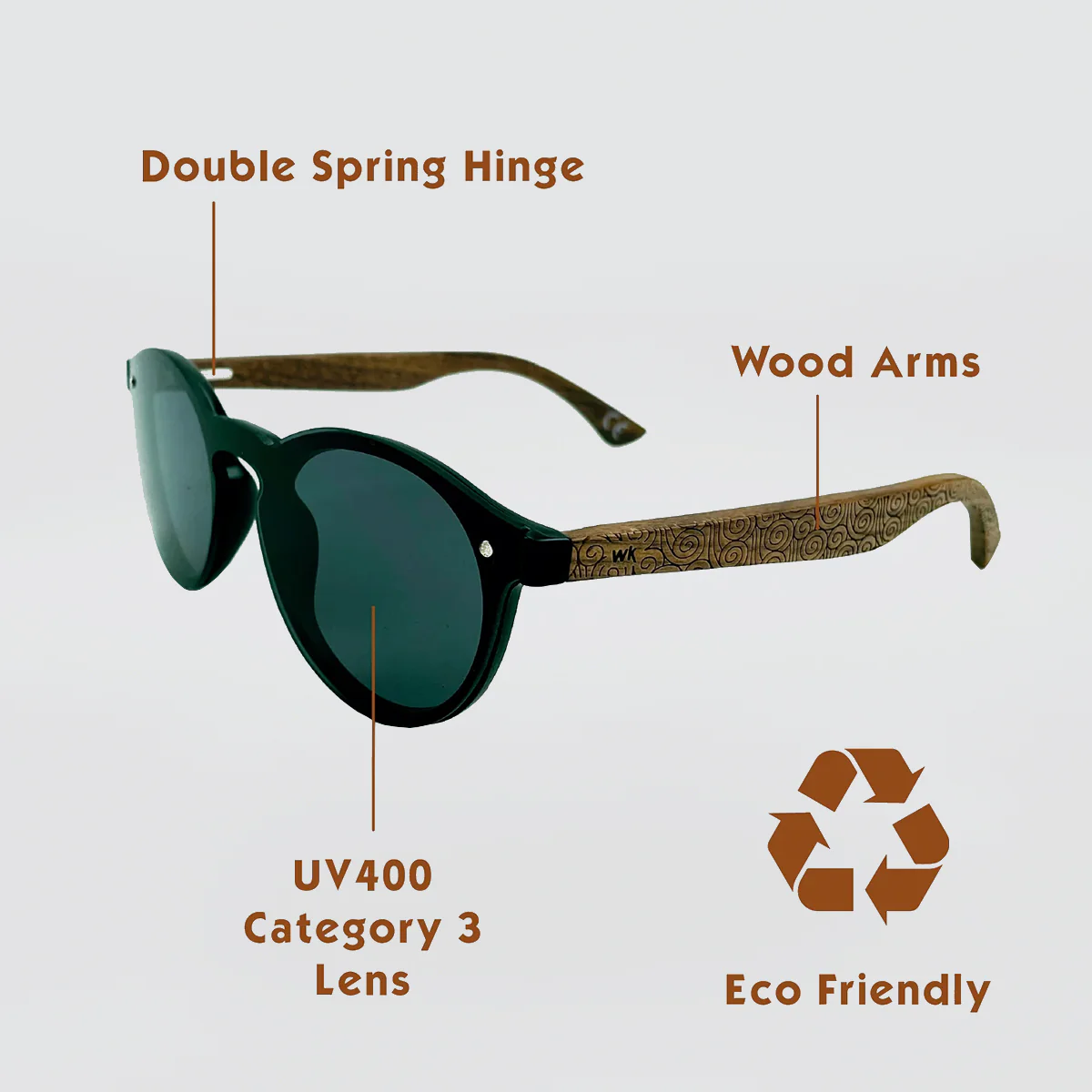 Koru Bamboo Sunglasses - Image 2