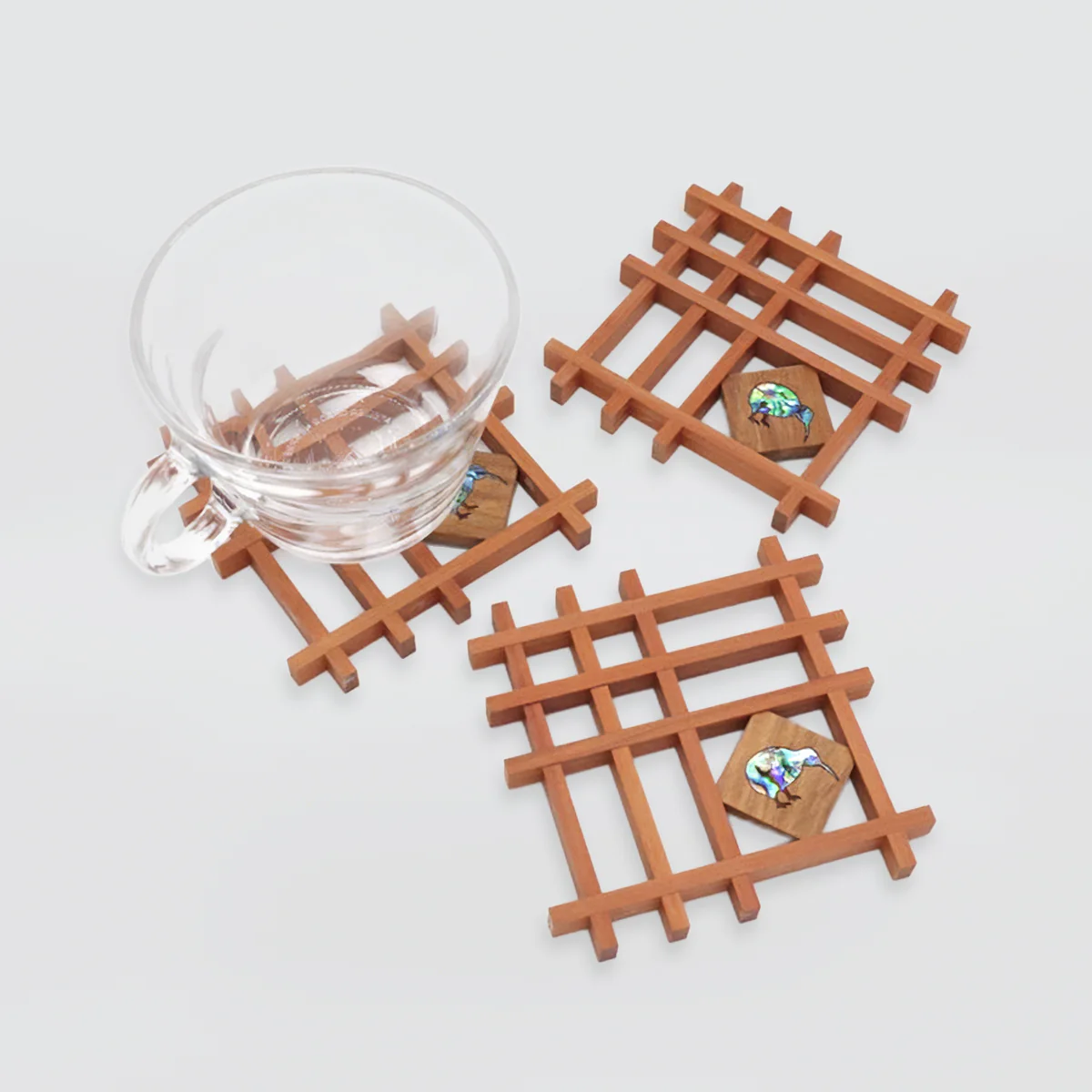 NZ-Themed Kumiko Coasters