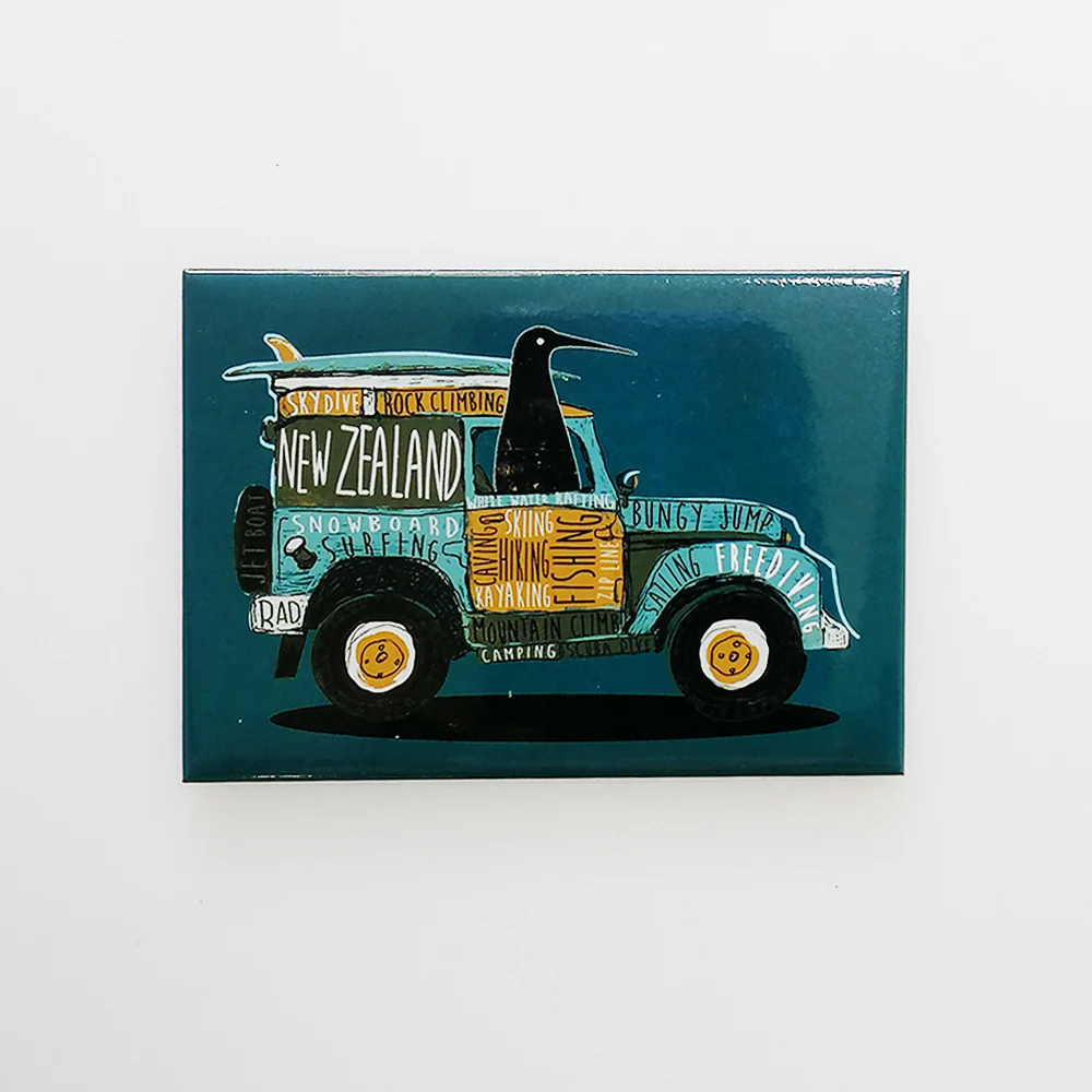 Kiwiana Magnet - 'Land Rover'