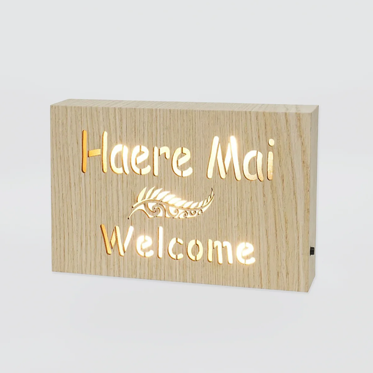 LED Block - 'Haere Mai'