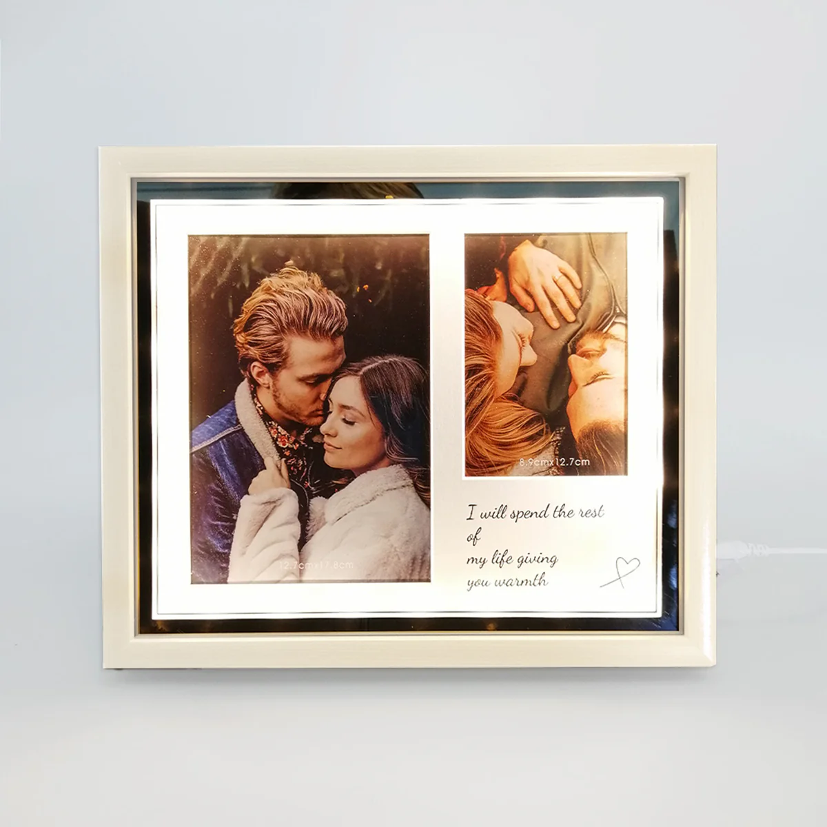 LED Wooden Wedding Frames