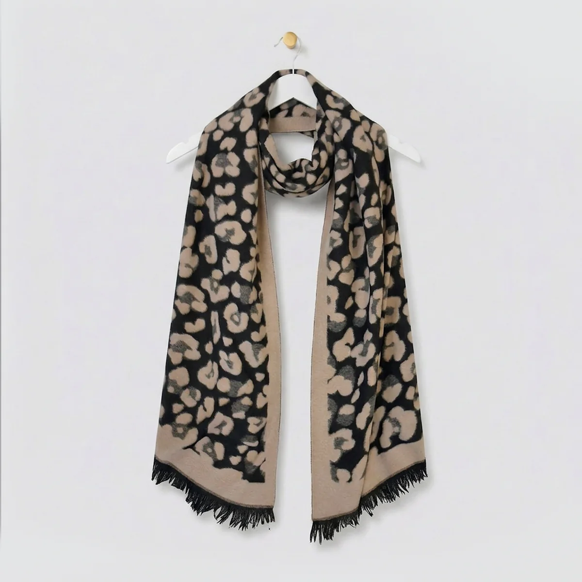 Leopard Spot Winter Scarf - Image 2