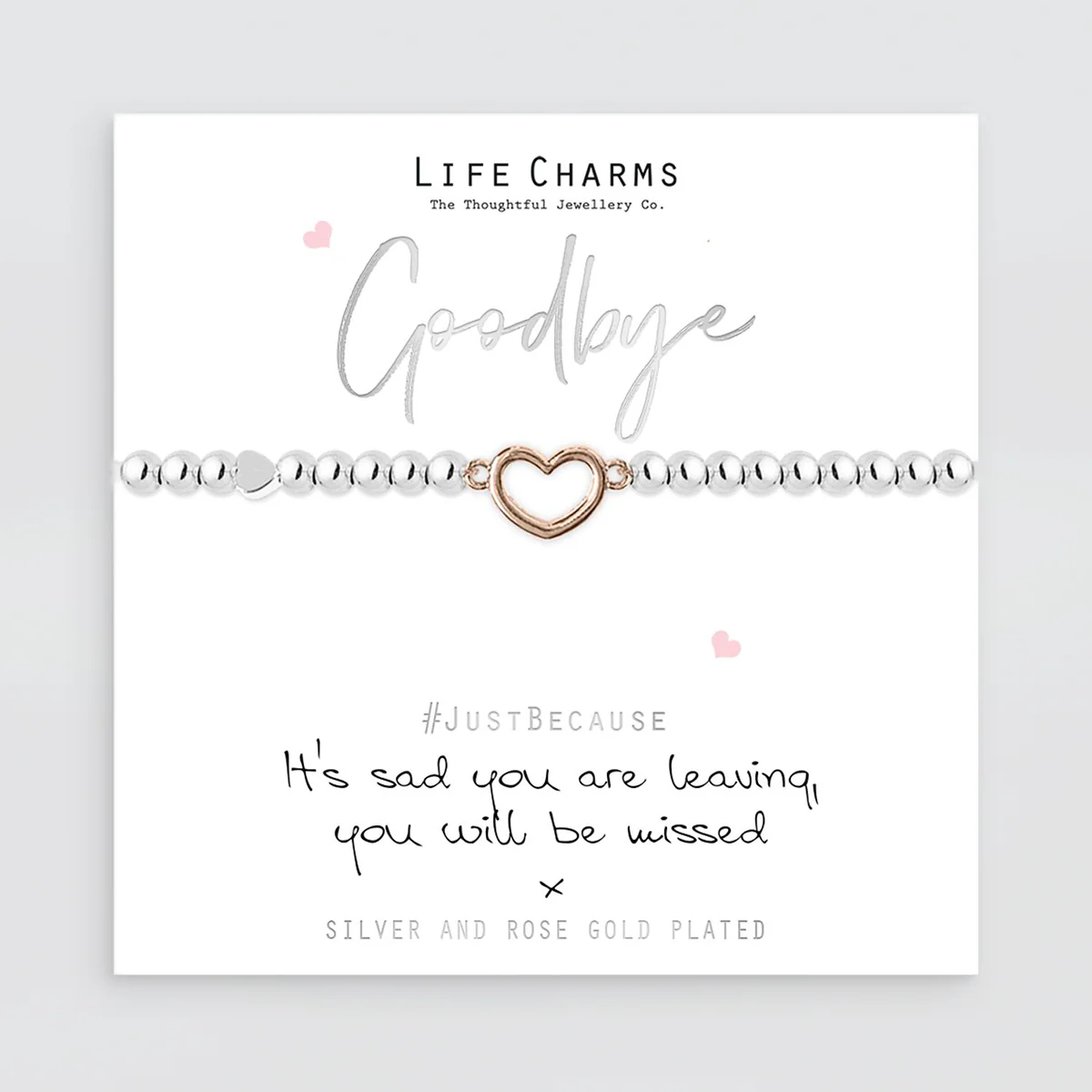 Life Charms - Bracelet - Goodbye - Image 2