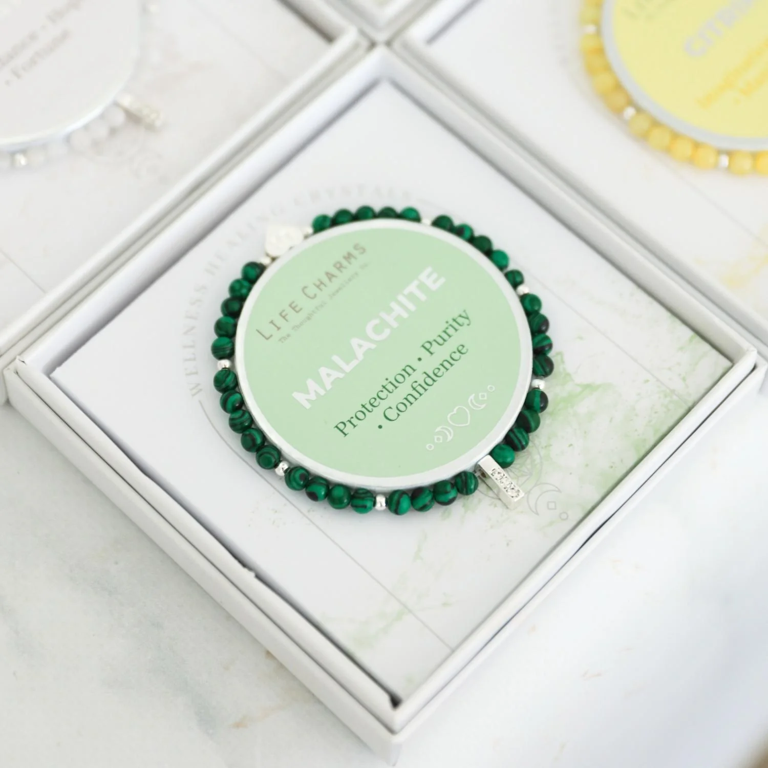 Healing Stone Bracelet - Malachite - Image 2
