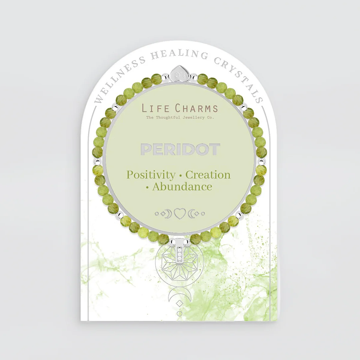 Healing Stone Bracelet - Peridot - Image 3